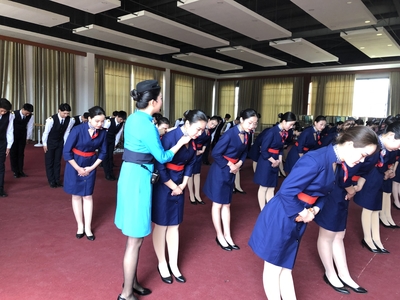 洛陽(yáng)科技職業(yè)學(xué)院志愿者積極備戰(zhàn)中國(guó)洛陽(yáng)第37屆牡丹文化節(jié)禮儀服務(wù)活動(dòng)